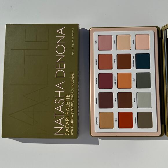 Natasha Denona Safari 15 Shade Eyeshadow Palette All Matte New in Box Rare - Picture 1 of 16